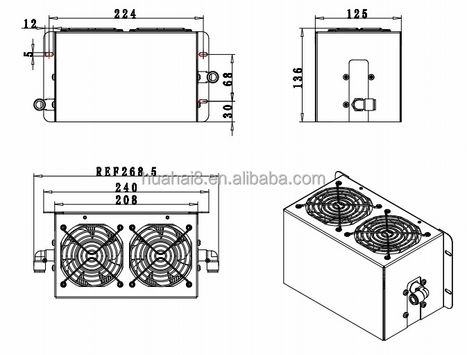 Modul Pendingin Udara Termoele - Chiller Water Cooling System Pc ulasan dan harga